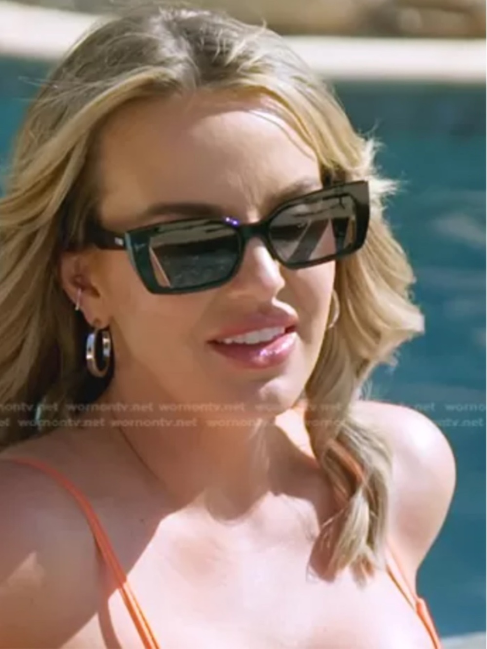 fendi | fendi way rectangular sunglasses | cat eye | cut out | black - Picture 11 of 11